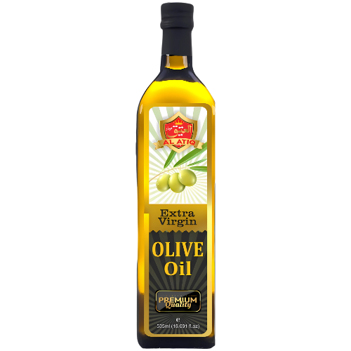 Al Atiq Extra Virgin Olive Oil is cold-pressed to preserve its rich flavor and nutritional value. 100% pure and ideal for cooking, salads, and more, it provides heart-healthy fats and antioxidants